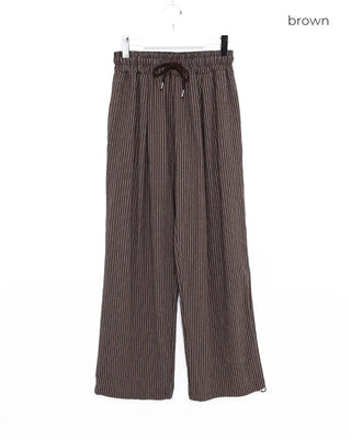 Pinstripe String Slacks