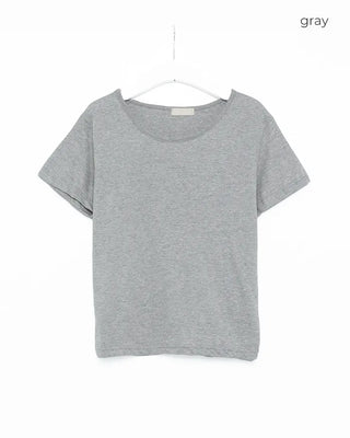 Basic Round Half-Sleeve T-Shirt