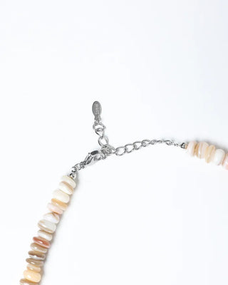 Mother-of-pearl bead necklace