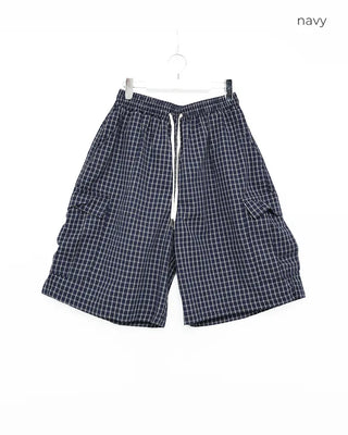 Checked cargo Bermuda shorts
