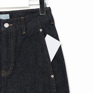 Non-washed denim pants