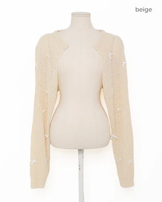 Ribbon Bolero Cardigan