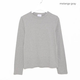 Basic brushed cotton T-shirt
