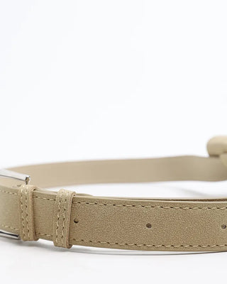 Suede-like pocket belt