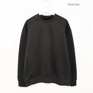 Brushed slit sweatshirt