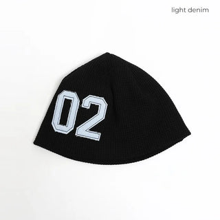 Numbered Short Beanie