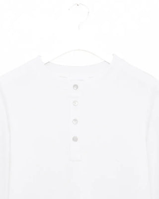 Button-up long T-shirt
