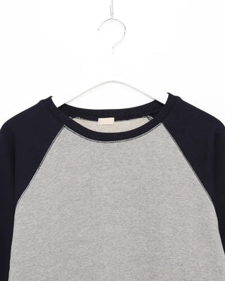 Raglan color-block sweatshirt