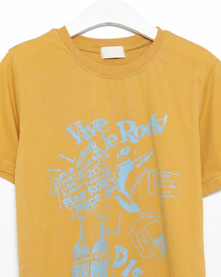 Rock Disco Labeling Half T-Shirt