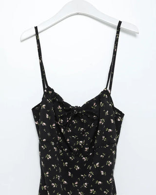 Flower Frill Camisole Dress
