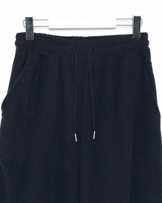 (Unisex) Wave Crochet Line Fleece Pants