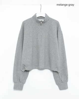 Half-zip sweatshirt