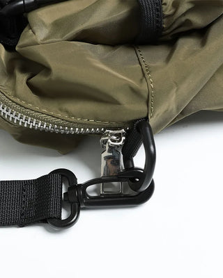 Drawstring Nylon Shoulder Bag
