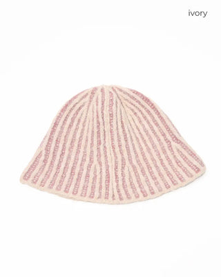 Rib knit beanie