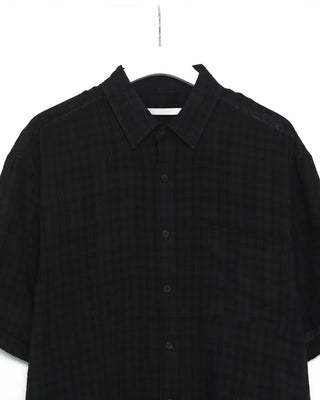 Checked short-sleeved shirt