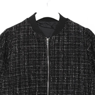 Tweed blouson jacket