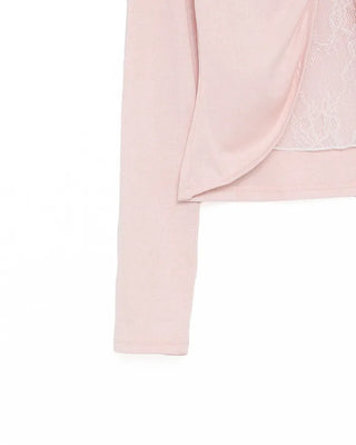 Lace Inner Layered T-shirt