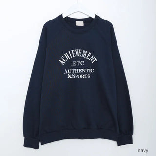 Raglan Sleeve Lettering Sweatshirt