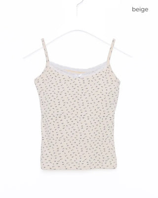 Camisole with flower pads