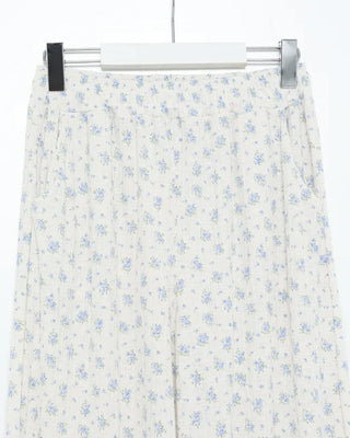 Flower Rib Easy Pants