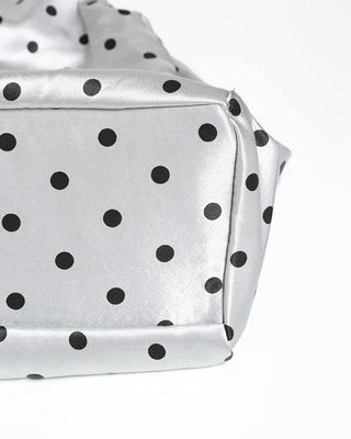 Polka Dot Nylon Tote Bag