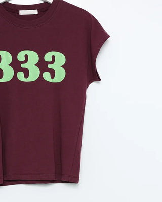 333 Lettering French Sleeve T-Shirt
