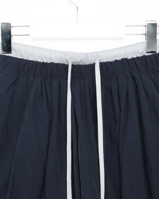 Two-tone balloon mini skirt