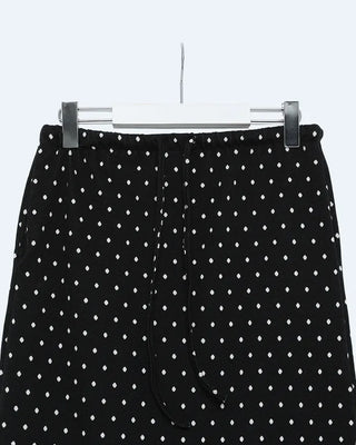 Polka dot long skirt