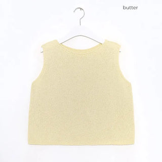 Bouclé Sleeveless Knit