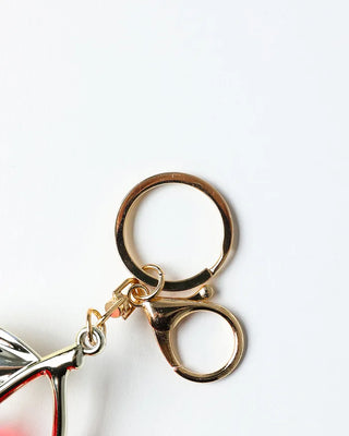 Cherry Ribbon Keyring