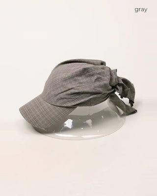Checkered scarf cap