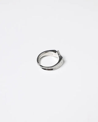 Black Star Stone Silver Ring
