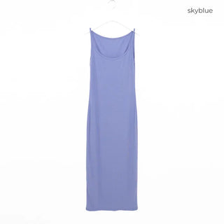 Basic slim long dress