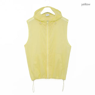 (Unisex) Square Hooded Light Anorak Vest