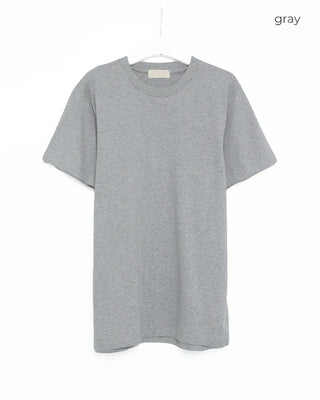 (Unisex) Basic Round Short-Sleeve T-Shirt