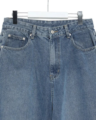 (UNISEX) Wide Denim Pants