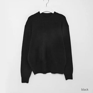 Wool round knit
