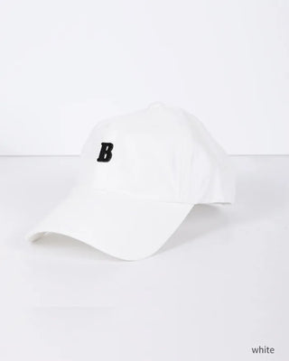 B cotton ball cap