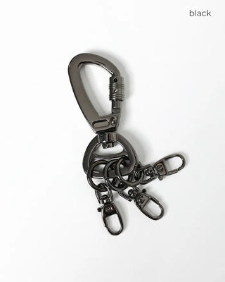 Carabiner buckle key ring
