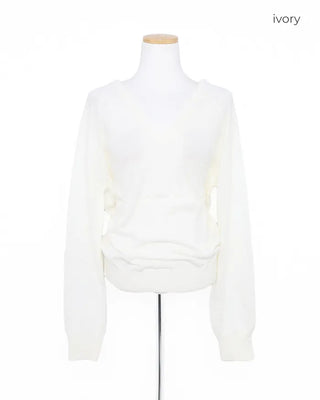 Vivid V-neck knit