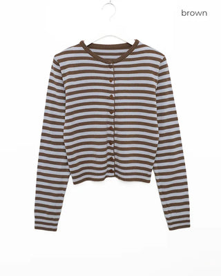 Ribbed Border Basic Fit Cardigan