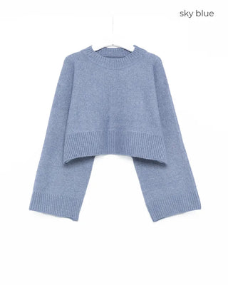 Oversized cropped knit