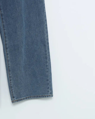 Pintuck Wide Denim Pants