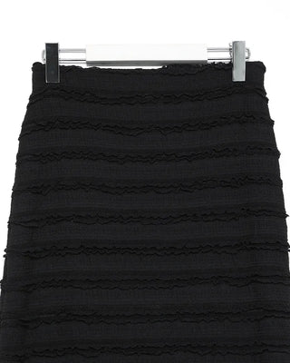 Wave frill long skirt