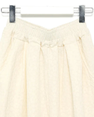 Flower Jacquard Banding Pants