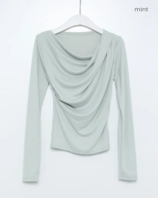 Shirring 2-Way T-Shirt