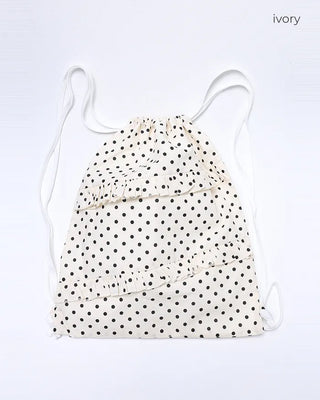Polka Dot Frill Knapsack