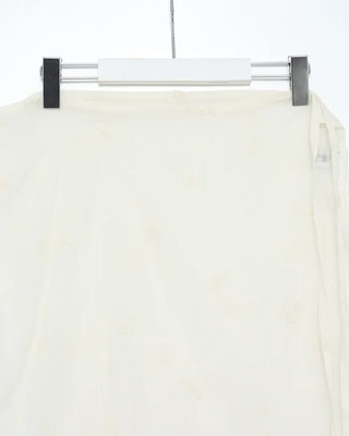 Flower Wrinkle Wrap Skirt