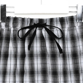Checked Easy Long Skirt