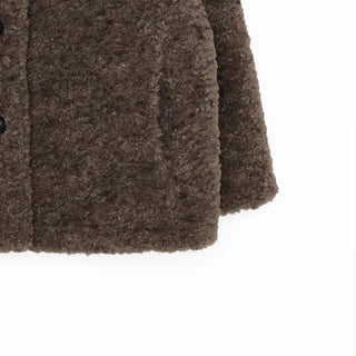 Boa Button Half Coat